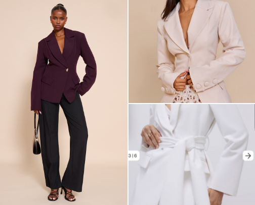 Blazers I Rely On cover photo collage