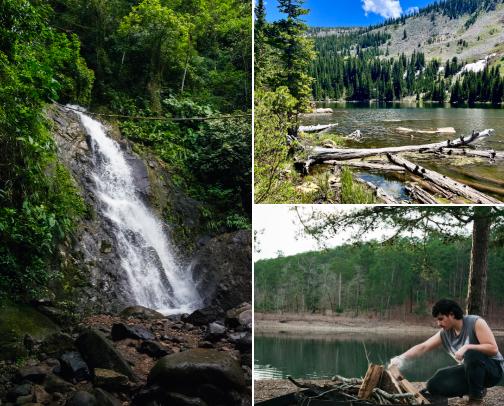 Travel cover photo collage