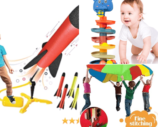 Toys cover photo collage