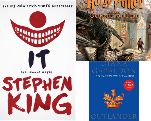 HUGE Doorstop Size books I couldn't stop reading cover photo collage