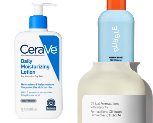 skin care🫶 cover photo collage