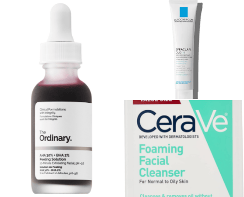 Skincare list🫶 cover photo collage