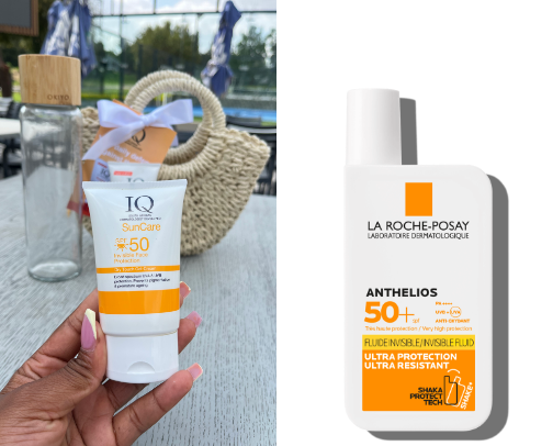Sunscreen cover photo collage