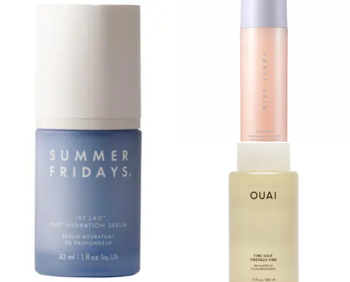 The best products from Sephora, which can help you experience a glow up, as it will restore your hair and facial skin. cover photo collage