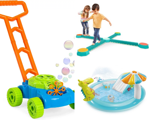 Best Outdoor Toddler Toys Under $50 (That are actually worth it!) cover photo collage