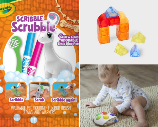 Screen Free On-The-Go Busy Baby/Toddler Toys! cover photo collage