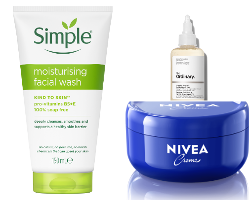 skincare x cover photo collage