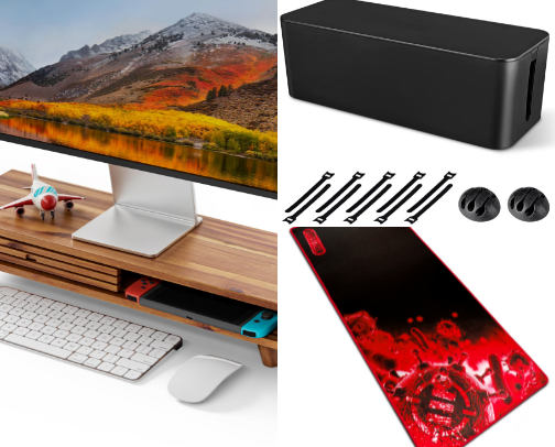 🎮 Gaming & Desk Tech I Use for Work + Play ( Amazon Must-Haves) cover photo collage