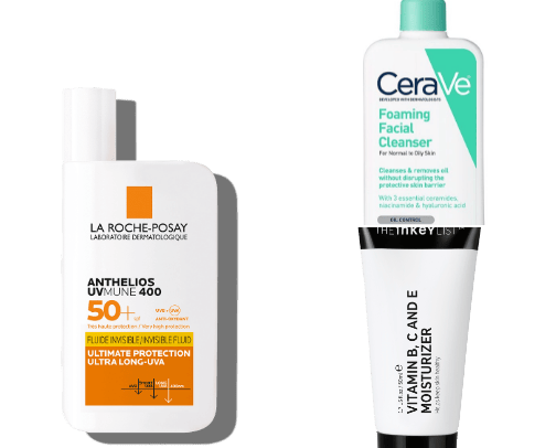 skincare for every skin type💆‍♀️ cover photo collage