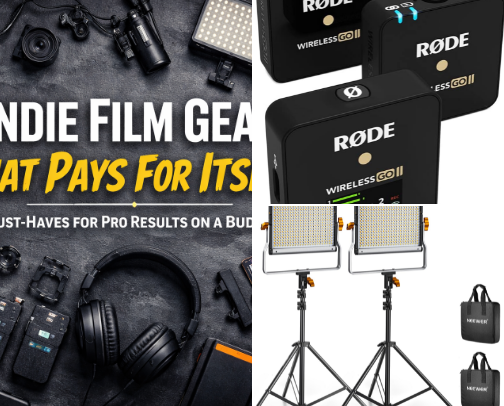 Indie Film Gear That Pays for Itself: Must-Haves for Pro Results on a Budget cover photo collage