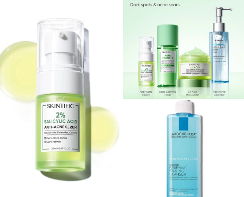 Favorite Skincare for Oily Skin cover photo collage