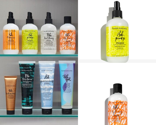 Hair products cover photo collage