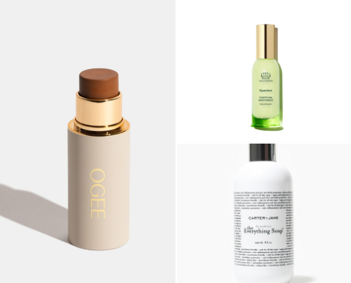 The Best Minimalist Low Tox Beauty Buys  ✨ cover photo collage