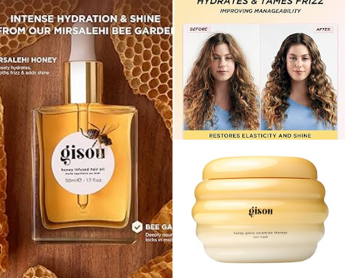 Gisou favorite products cover photo collage