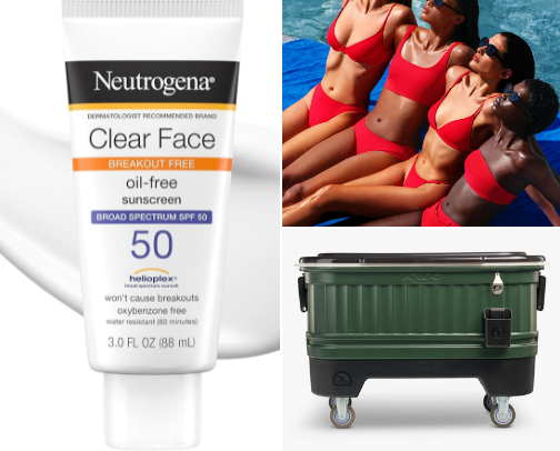 Summer essentials| Beauty |Fashion |Home cover photo collage