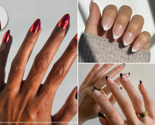 Cutest press-on nails!!! cover photo collage