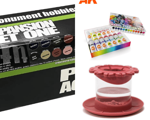 Essential Minitaure Painting Hobby Products cover photo collage