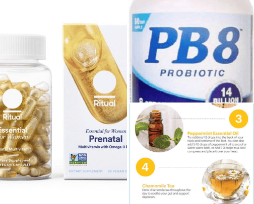 Pregnancy essentials cover photo collage