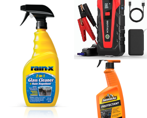 Car Essentials cover photo collage