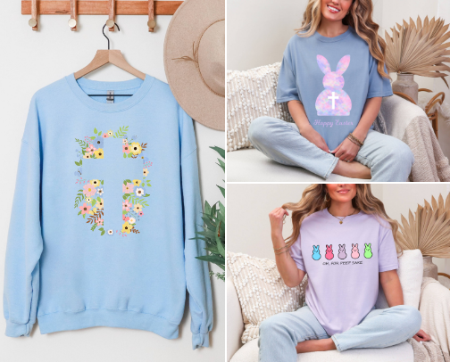 All Cute Valentine/St.Pat/Easter Clothing cover photo collage