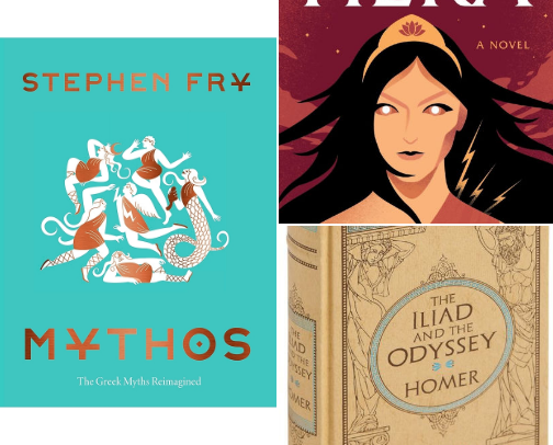 books for greek mythology lovers ⭐️ cover photo collage