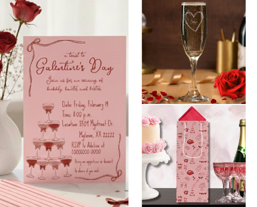 Galentine's Day Goodies cover photo collage