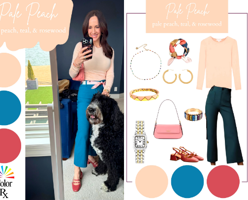 Pale Peach cover photo collage