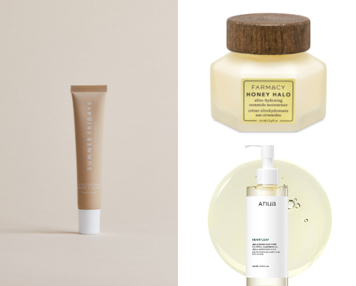 Beauty recs for a flawless face ✨ cover photo collage