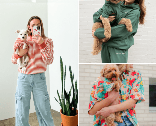 Outfits to match with your doggy cover photo collage