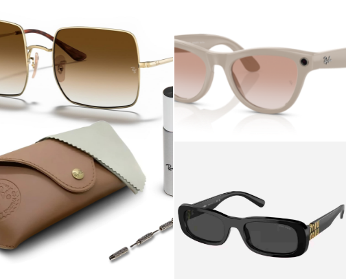 Elegant sunglasses that give you 100% sun protection😎 cover photo collage