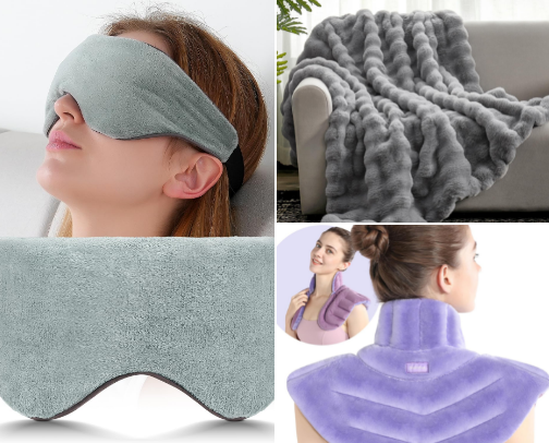 Cozy Finds for Overwhelmed Humans cover photo collage