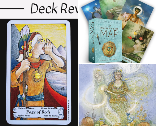 Tarot and Oracle Decks cover photo collage