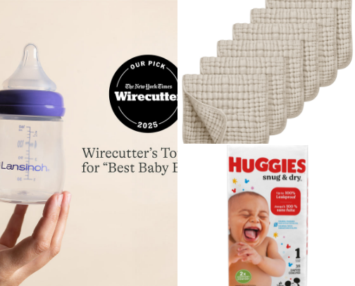 New Mom Essentials That I Actually Use! cover photo collage