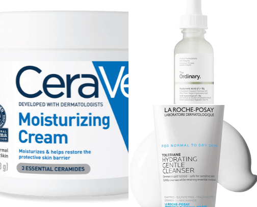 dry skin must haves 🪄 cover photo collage