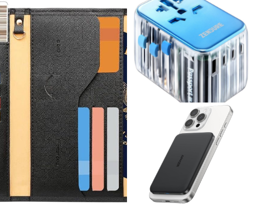Travel Must-Haves for Stress-Free International Travel cover photo collage