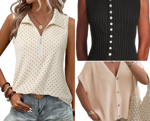 Perfect Tops for Women for Fall cover photo collage