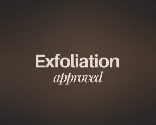 Exfoliating for prep / aftercare cover photo collage