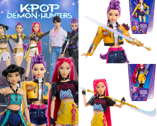 New KPop Demon Hunters Dolls Collectibles cover photo collage
