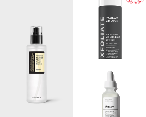 My favorite skincare🤍 cover photo collage