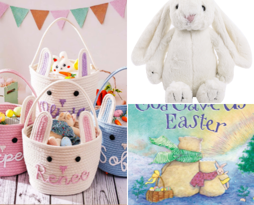 Girl Easter Basket must haves for any age cover photo collage