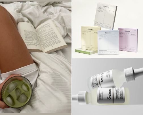 Glass Skin Essentials 🫧 cover photo collage