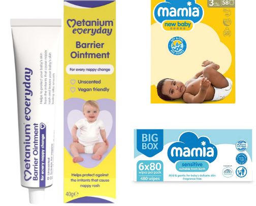 What’s in my baby bag 👶🏼 cover photo collage