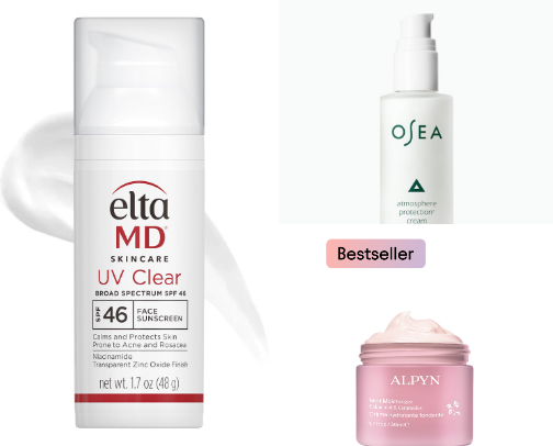 Skincare favorites cover photo collage