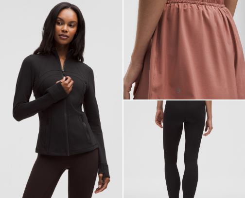 Favourite Lululemon items cover photo collage