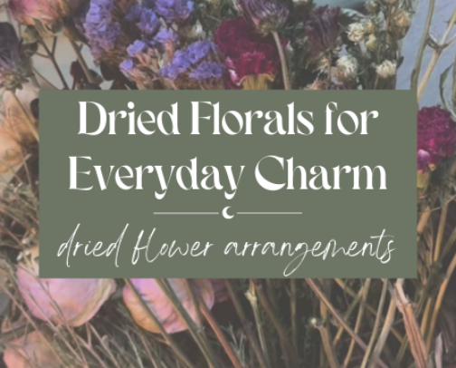 Dried Flower Decor cover photo collage