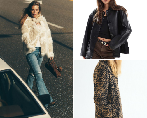 Jackets and coats cover photo collage