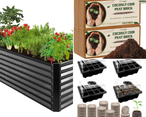 Gardening 🥕🫑 cover photo collage