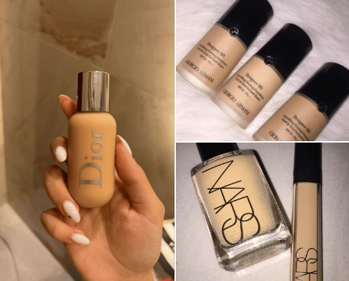 FOUNDATIONS FOR DRY SKIN cover photo collage