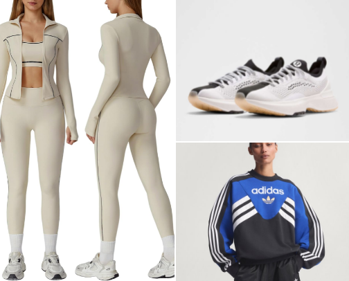 Style for workouts, walking, everyday Comfortable clothes 🖤💥 cover photo collage