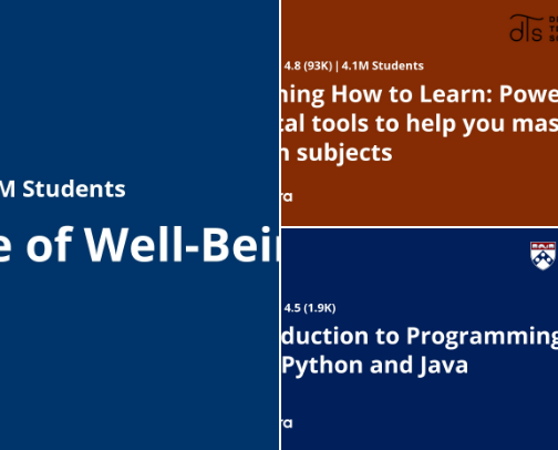 Great Free or Popular Courses cover photo collage